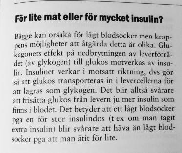Hanås - för lite mat eller för mycket insulin