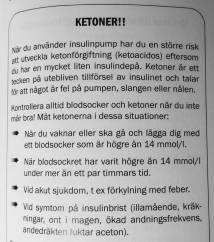 Hanås - ketonrisk vid insulinpump
