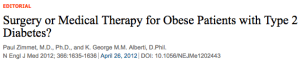 NEJM Obesity surgery
